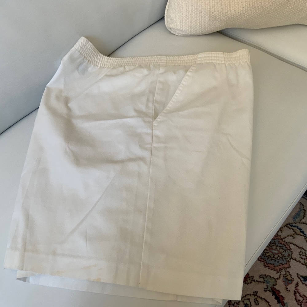 Women’s white shorts